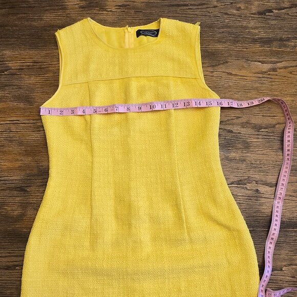 Lemon Yellow MAGASCHONI Dress *Size 6* - Picture 8 of 11